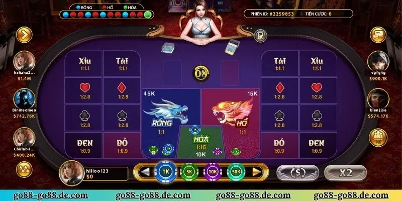 Toàn bộ cách chơi Rồng Hổ online